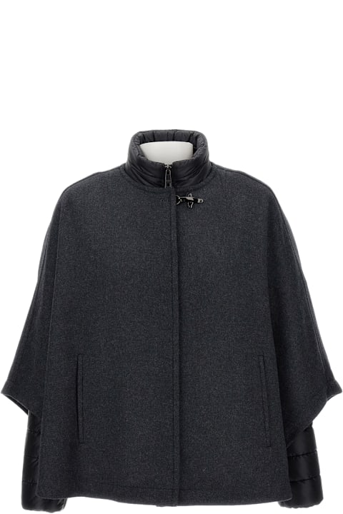 Fay for Kids Fay Double Striped Cape