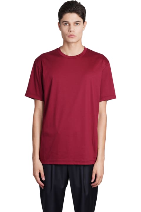 Giorgio Armani for Women Giorgio Armani T-shirt In Bordeaux Cotton
