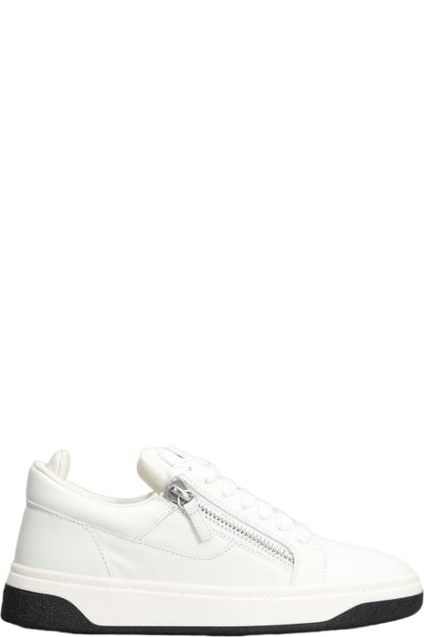 Giuseppe Zanotti for Women Giuseppe Zanotti Gz94 Sneakers In White Leather