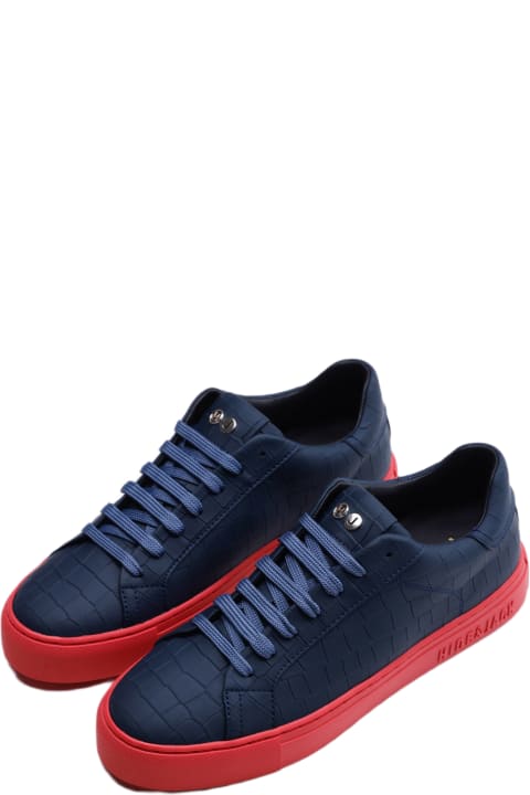 Fashion for Men Hide&Jack Low Top Sneaker - Essence Blue Red