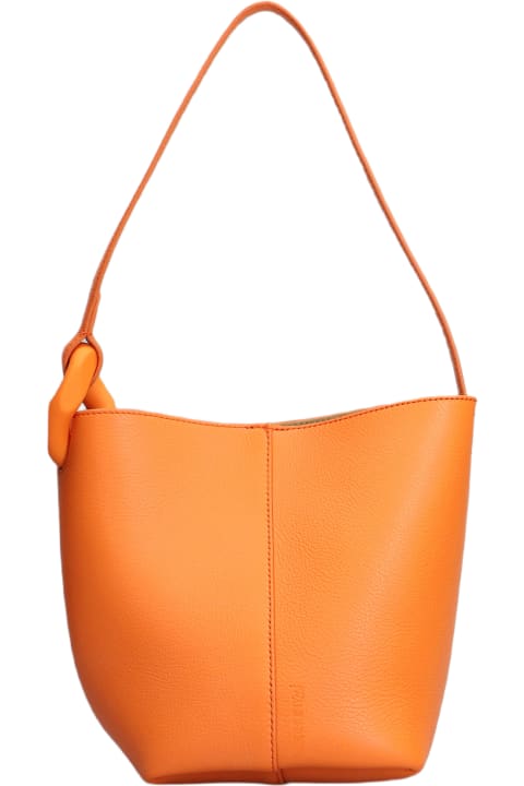 Shoulder Bags for Women J.W. Anderson Corner Shoulder Bag In Orange Leather