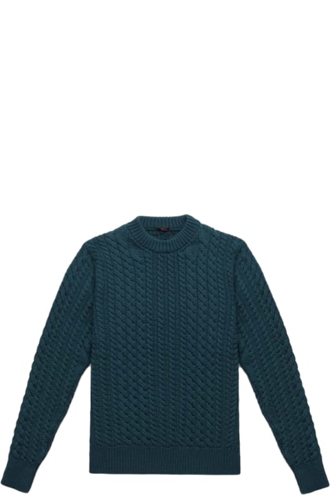 Larusmiani for Men Larusmiani Cable Knit Sweater 'col Du Pillon' Sweater