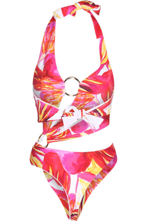 Louisa Ballou Swimwear for Women Louisa Ballou Hot Pink One Piece Beachwear