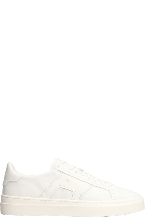 Santoni for Men Santoni Dbs2 Sneakers In White Leather