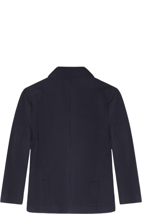 Il Gufo Coats & Jackets for Women Il Gufo Deep Blue Cotton Blazer