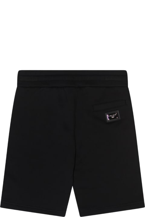 Fashion for Kids Dolce & Gabbana Black Cotton Shorts