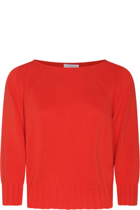 Malo Sweaters for Women Malo Red Cotton Knitwear