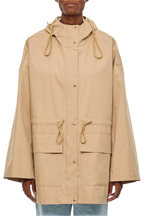 Moncler Sale for Women Moncler Gaillon Hooded Parka In Cotton