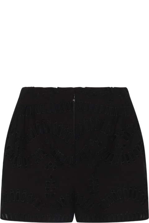 Charo Ruiz Pants & Shorts for Women Charo Ruiz Black Cotton Shorts
