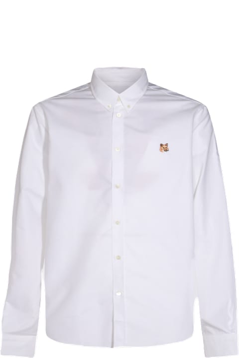 أدوات منزلية Maison Kitsuné White Cotton Shirt