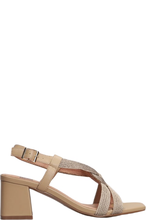 Shoes for Women Bibi Lou Setsuko Sandals In Camel Leather