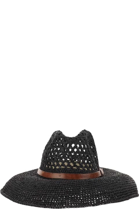 Hats for Women Ibeliv Raffia Hat With Leather Strap