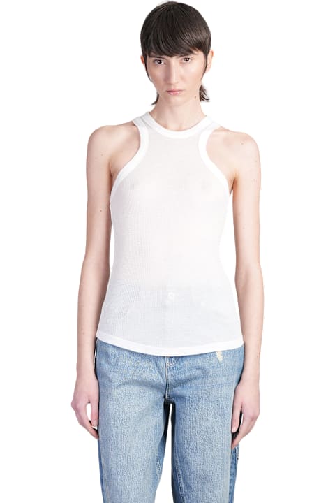 HALFBOY Clothing for Women HALFBOY Tank Top In White Modal