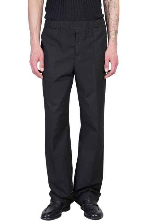 Mauro Grifoni Clothing for Men Mauro Grifoni Pants In Black Cotton
