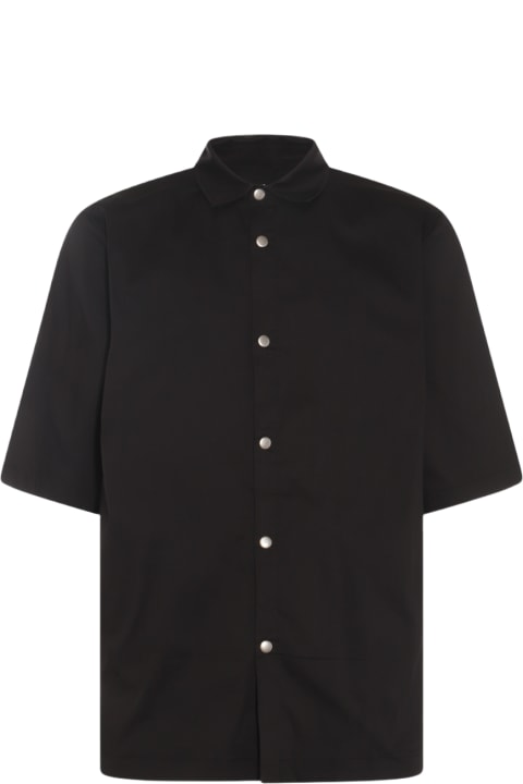 Thom Krom for Men Thom Krom Black Cotton Shirt
