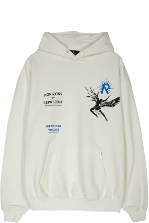 REPRESENT for Men REPRESENT Icarus Hoodie White cotton oversize Icarus hoodie - Icarus Hoodie