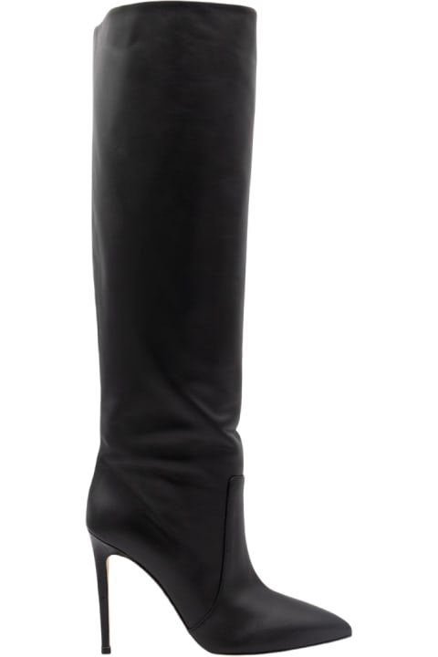 Homeware Paris Texas Black Leather Boots