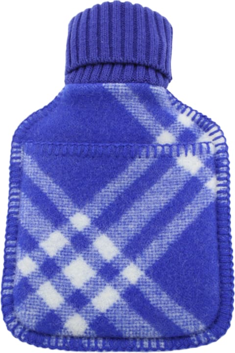 Sale for Men Burberry Knight Wool Check Hot Water Bottle