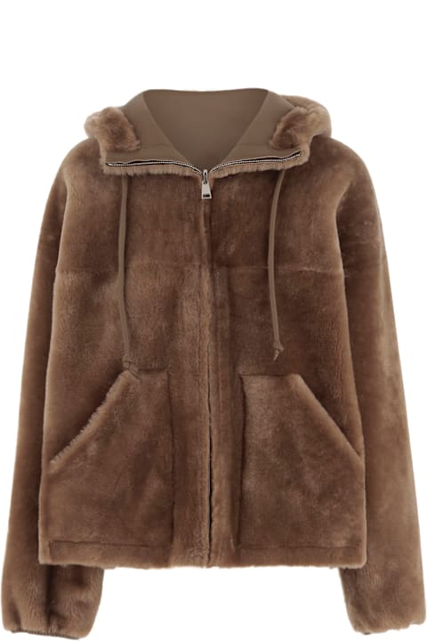 Blancha Coats & Jackets for Women Blancha Shearling Reversible Jacket