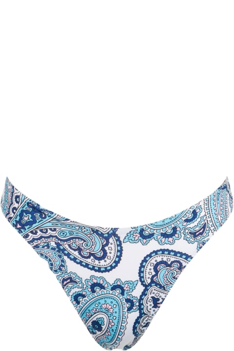 Homeware MC2 Saint Barth Woman Cheeky Swim Briefs With Paisley Print