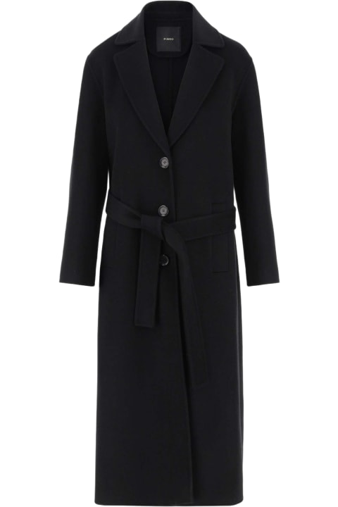 Pinko Coats & Jackets for Women Pinko Wool Long Coat