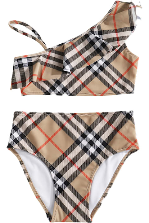 Burberry Swimwear for Girls Burberry Beige Beachwear