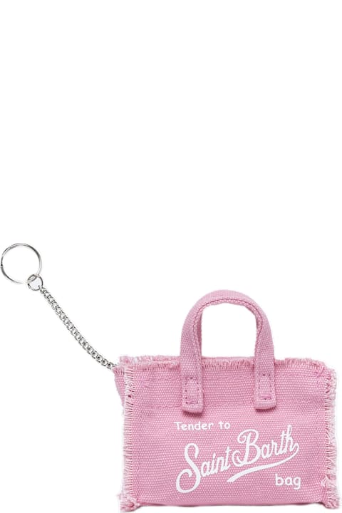 أدوات منزلية MC2 Saint Barth Pink Cotton Canvas Key Holder