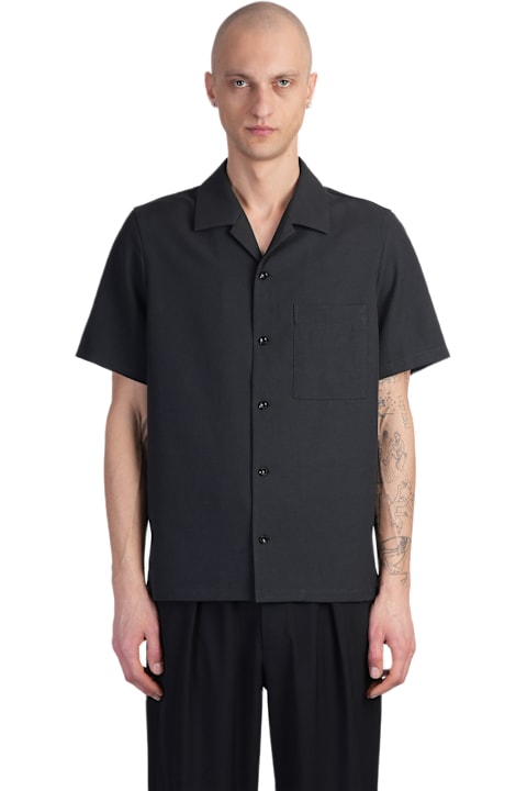 Attachment Clothing for Men Attachment Shirt In Black Polyester