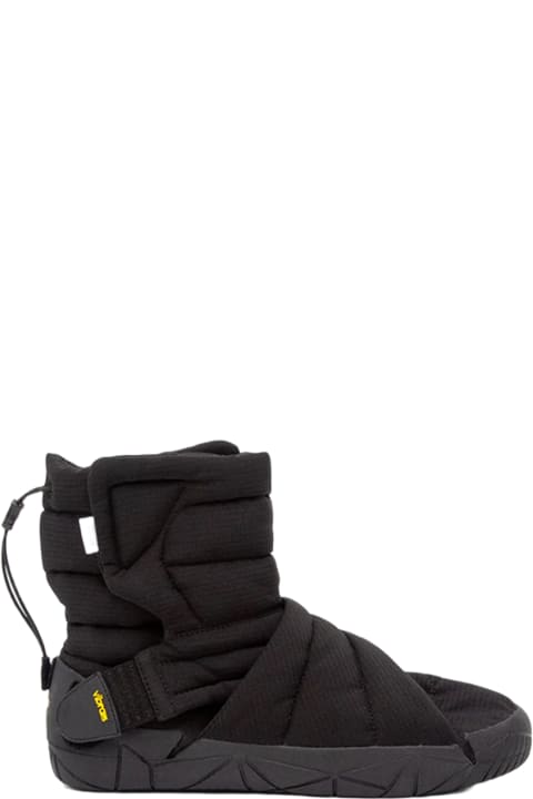 SUICOKE Boots for Men SUICOKE Futon Hi Mens Black Nylon Quilted Hi Sneaker - Futon Hi Mens