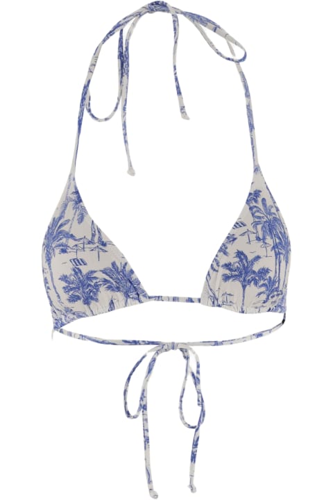 MC2 Saint Barth Swimwear for Women MC2 Saint Barth Bikini Top With Graphic Print Pattern