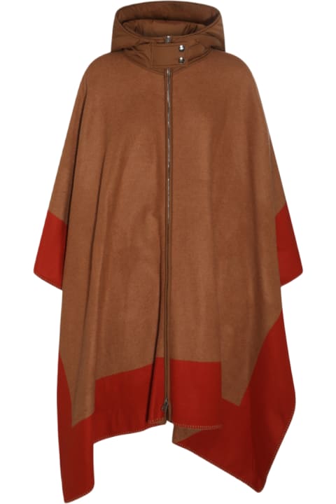 Etro Coats & Jackets for Women Etro Beige Wool Blend Cape