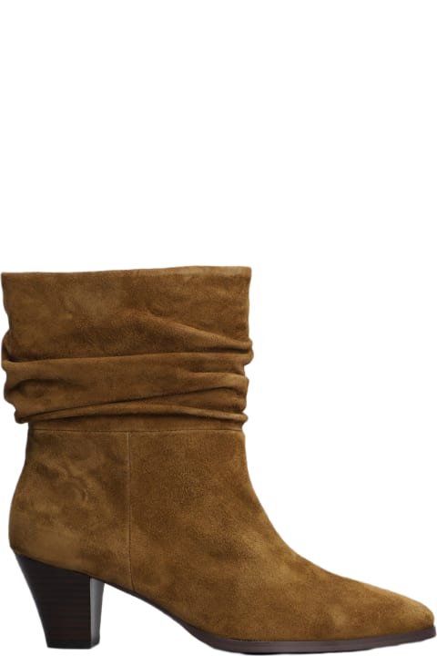 Bibi Lou Boots for Women Bibi Lou High Heels Ankle Boots In Leather Color Suede