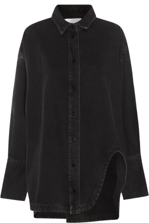 The Attico Topwear for Women The Attico Black Cotton Shirt