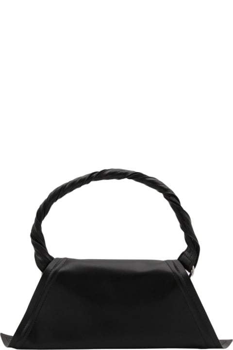 Y/Project Bags for Women Y/Project Black Leather Shoulder Bag