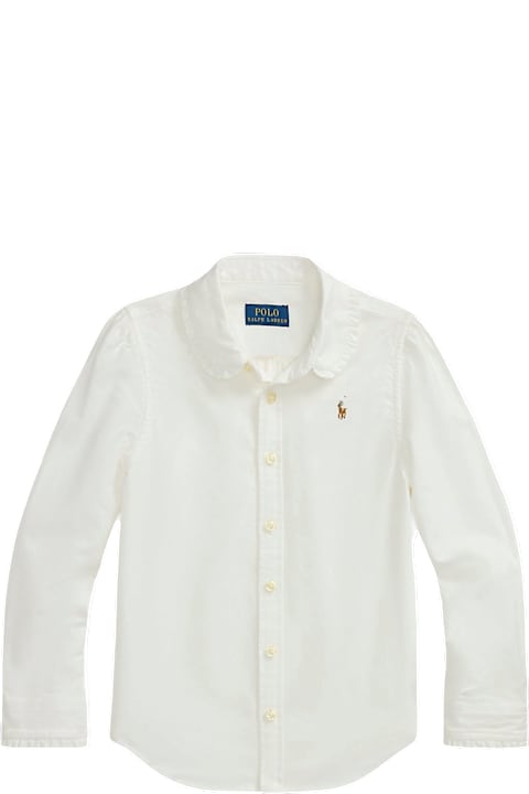 Homeware Polo Ralph Lauren Cotton Shirt With Ruffle