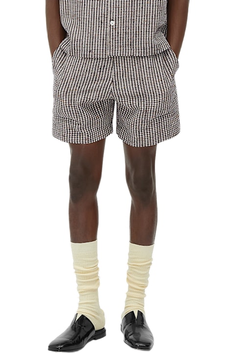 Bottega Veneta Clothing for Men Bottega Veneta Checked Shorts