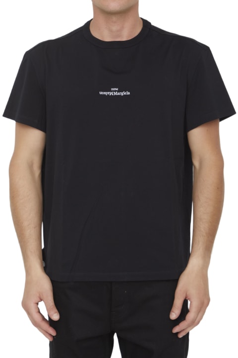 Fashion for Men Maison Margiela Black Cotton T-shirt