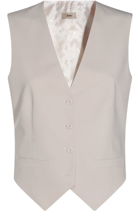 インテリア Herno White Gilet Top