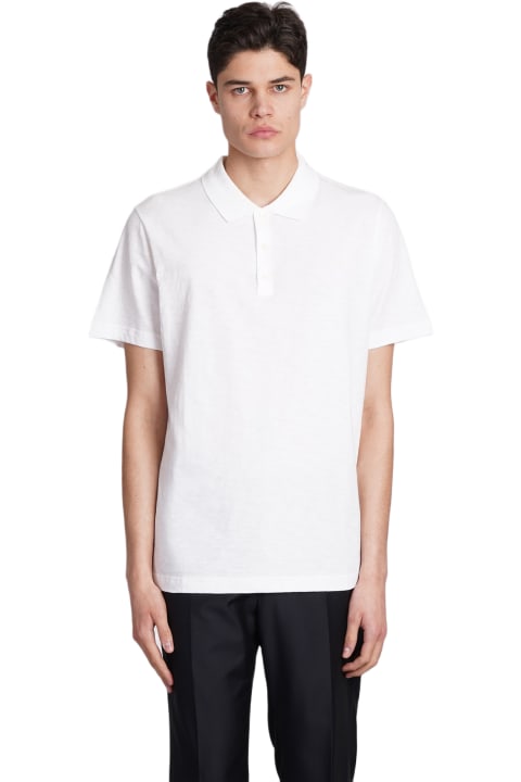 Theory Topwear for Men Theory Polo In White Cotton
