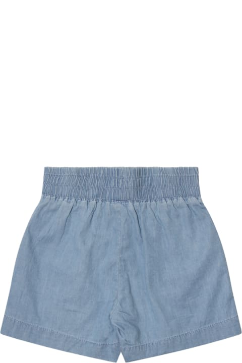 Billieblush Bottoms for Boys Billieblush Blue Cotton Shorts