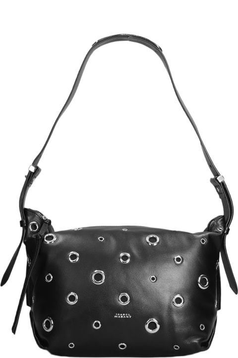 ウィメンズ新着アイテム Isabel Marant Leyden Shoulder Bag In Black Leather