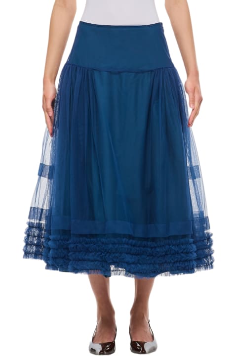 Molly Goddard Skirts for Women Molly Goddard Uma Midi Skirt
