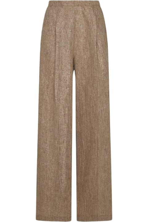 Forte_Forte for Women Forte_Forte Lurex Linen And Cotton Trousers