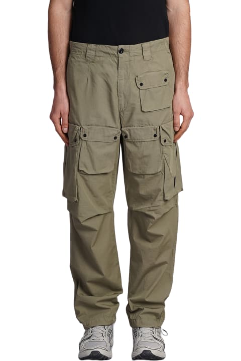 C.P. Company Pants for Men C.P. Company Rip Stop Pants In Green Cotton