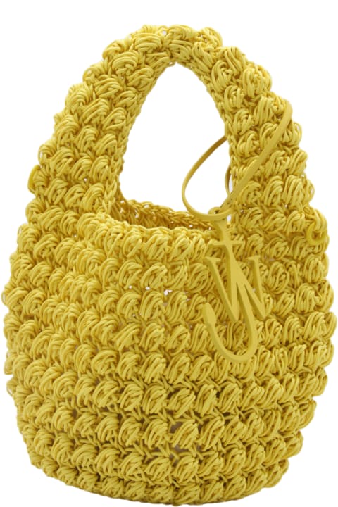 J.W. Anderson for Women J.W. Anderson Yellow Tricot Anchor Satchel Bag