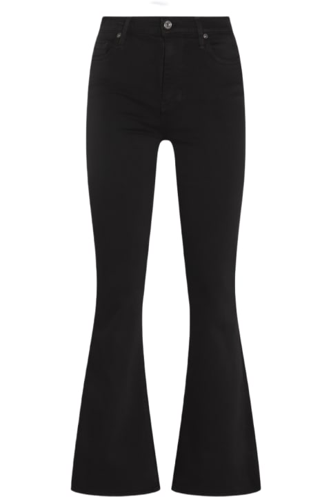 Fashion for Women 7 For All Mankind Black Cotton Blend Jeans