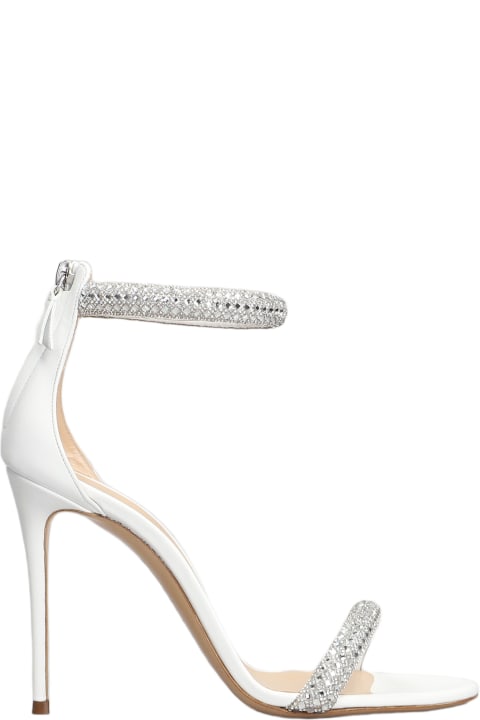 Casadei Sandals for Women Casadei Julia Sandals In White Leather