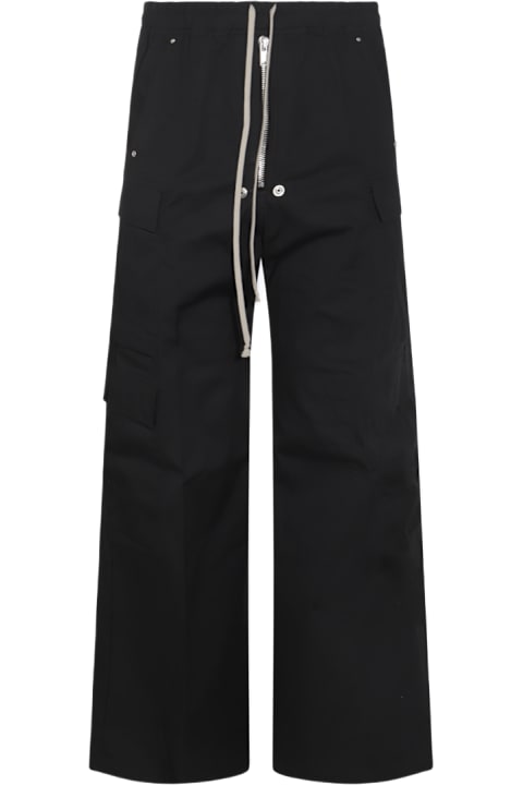 Rick Owens Sale for Men Rick Owens Black Cotton Pants