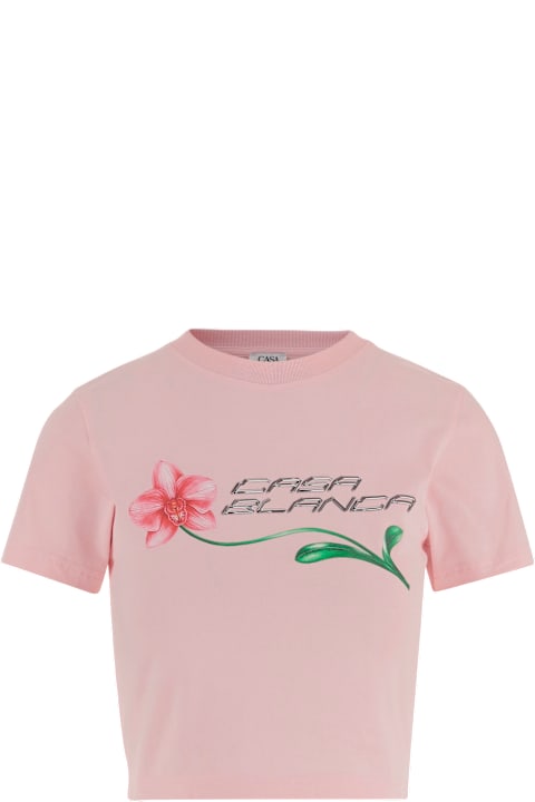 أدوات منزلية Casablanca Cotton T-shirt With Logo