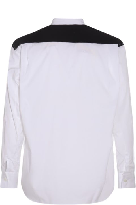 Clothing Sale for Men Comme des Garçons White Cotton Fresh Shirt